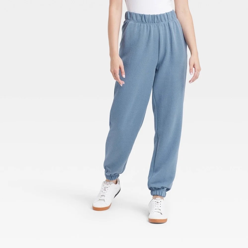 a new day Blue Elastic Waist Track Pants